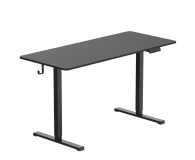 Spacetronik Moris Czarne (elektryczna regulacja) i organizer kabli - 1153930 - zdjęcie 3